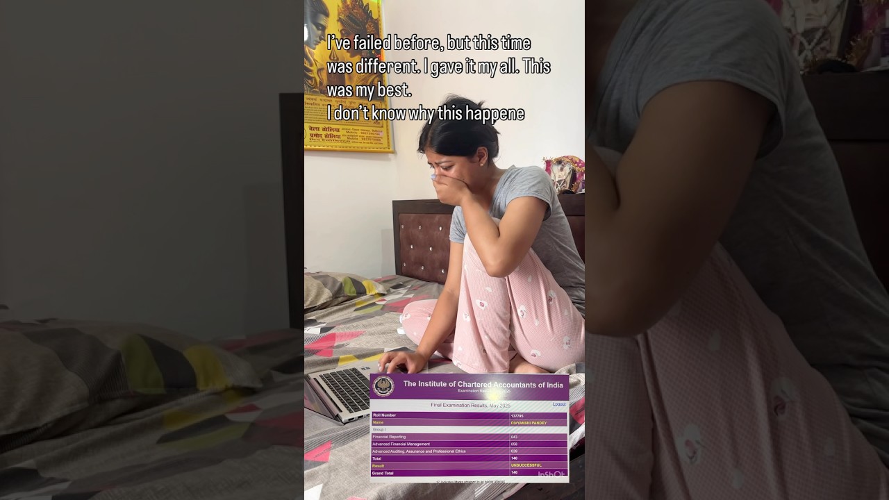 CA Final Results Are Out: Overcoming the Heartbreak 💔