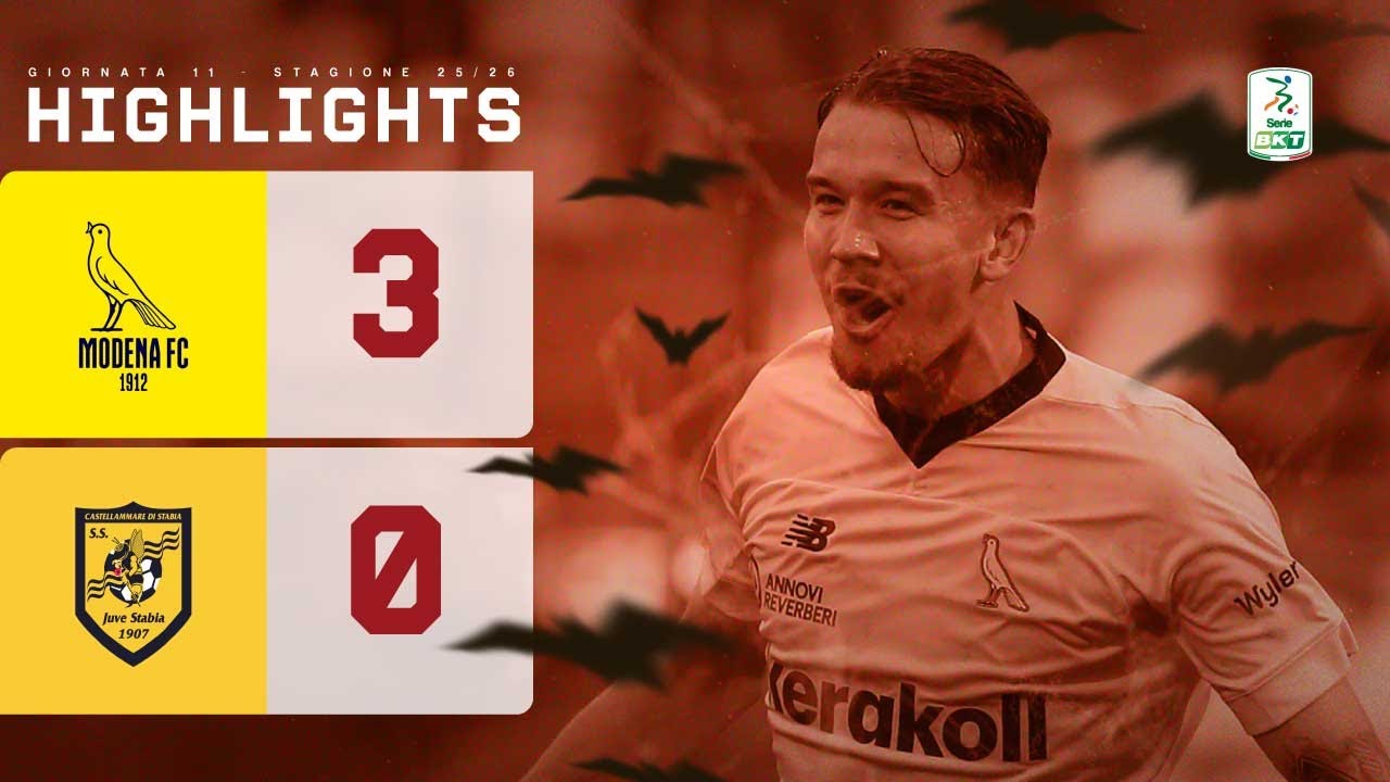 Modena Dominates Juve Stabia 3-0 | Serie BKT Highlights ⚽