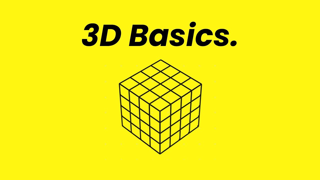 3D Concepts Explained for Artists 🎨