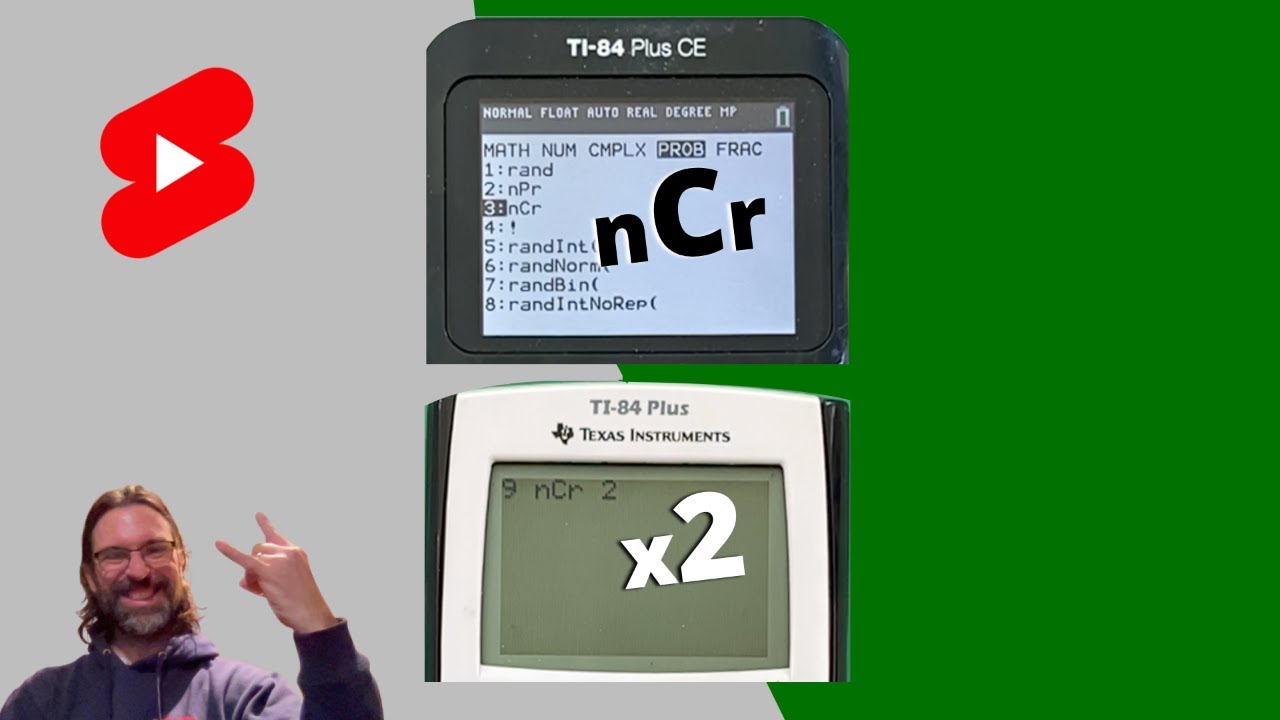 TI 84 nCr - Finding combinations on two calculators