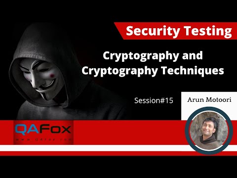 Security Testing (Basics) - Cryptography and different Techniques