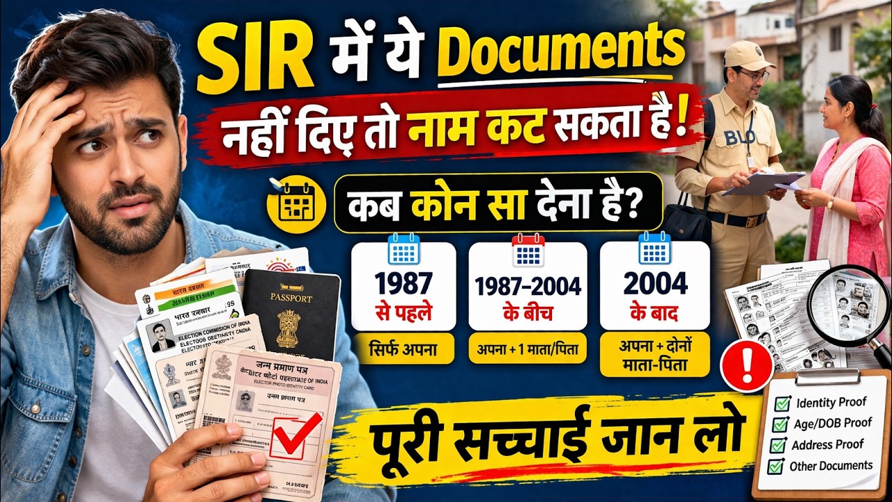 SIR 2026: Documents Needed & Verification Process 📝