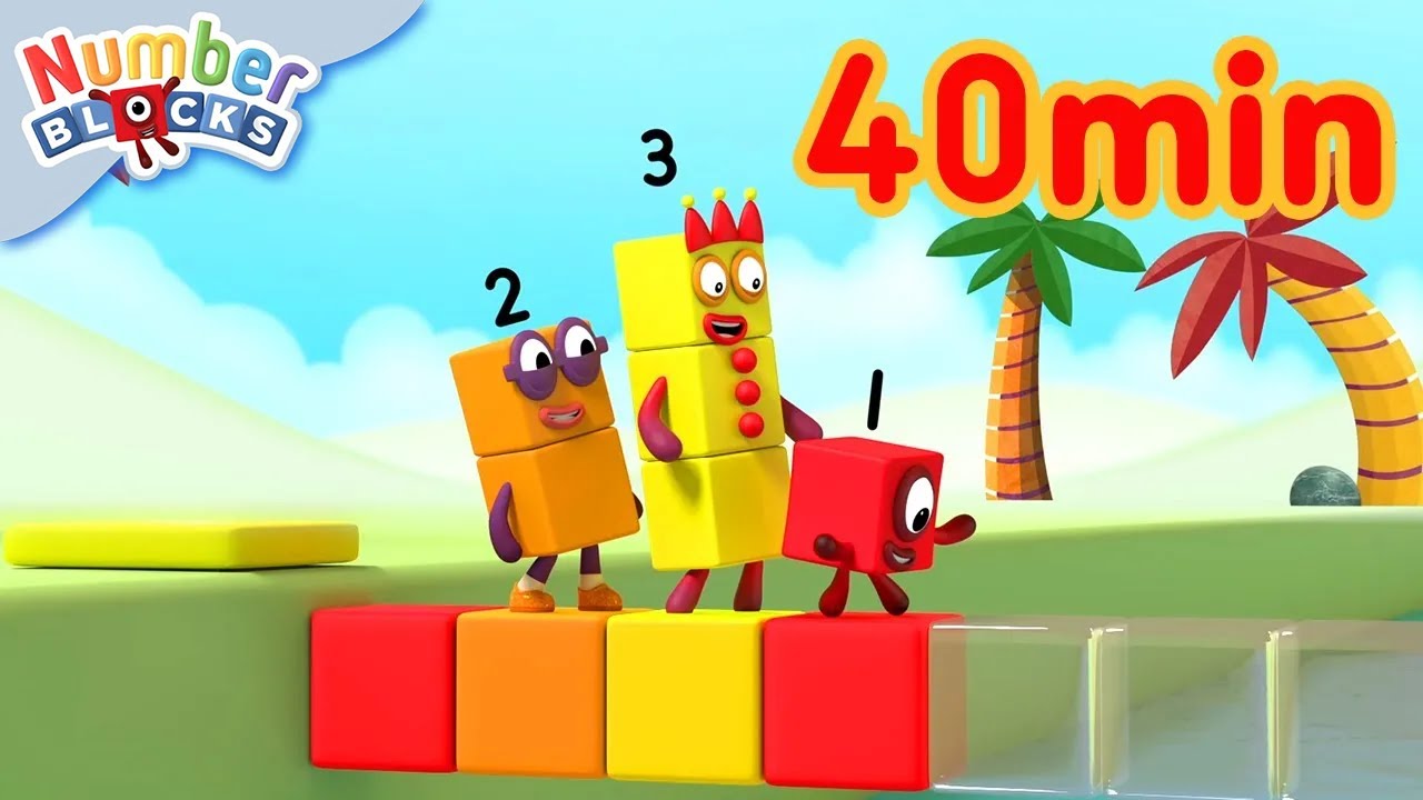 Matemática Divertida com Numberblocks | Aprenda Números em Português 🇧🇷
