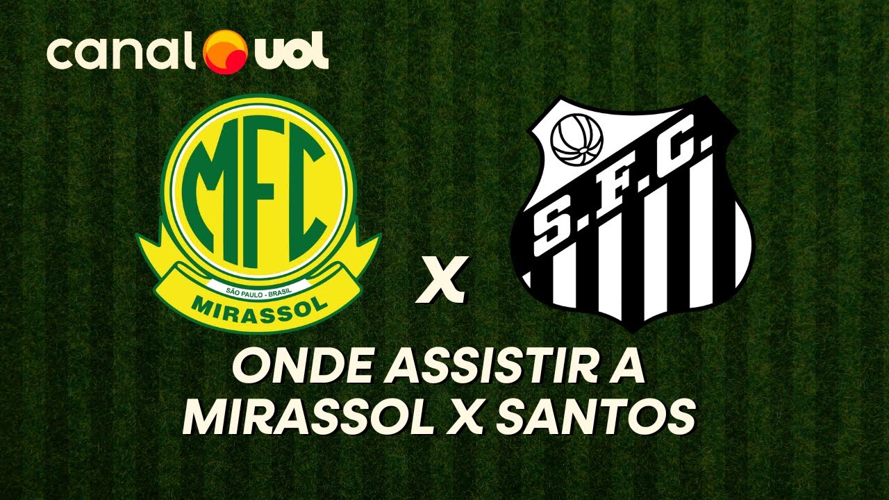 Mirassol x Santos ao vivo: transmissão e horário ⚽