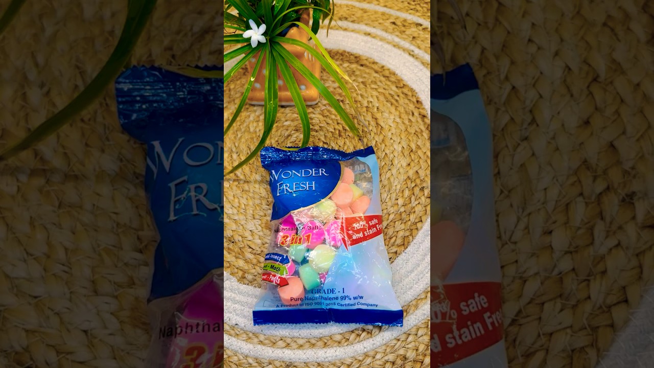Wonder Fresh Naphthalene Balls Unboxing 🧺