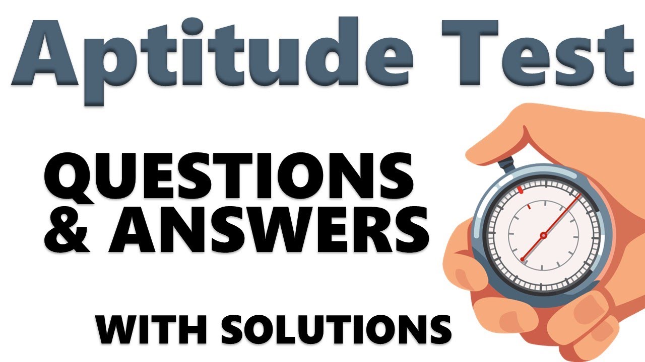 Ace Your Aptitude Test: Questions & Solutions 📚
