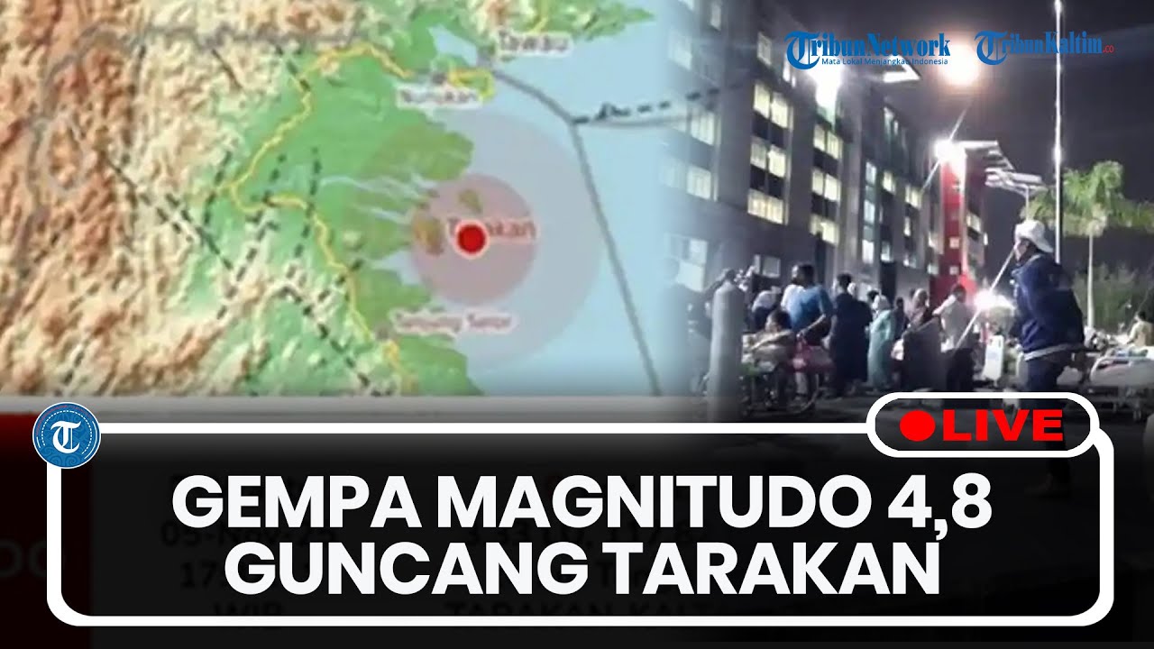 Gempa Magnitudo 4,8 Guncang Tarakan Kaltara, Pasien Rumah Sakit Diungsikan