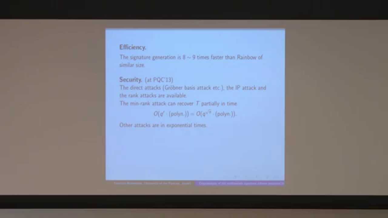Cryptanalysis of the 2013 PQCrypto Multivariate Signature Scheme 🔍