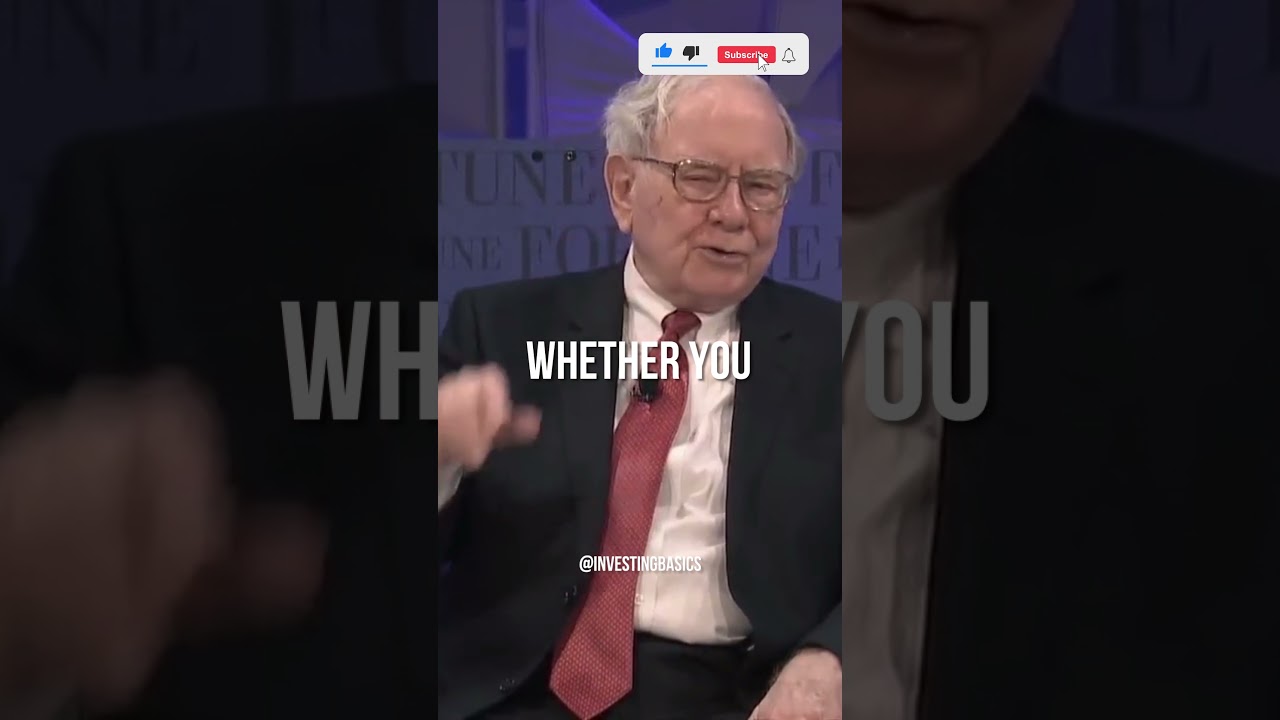 Warren Buffett: Stock Price Isn't Key 📈