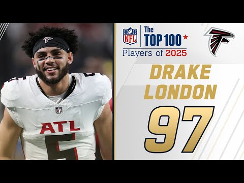 97: Drake London (WR, Falcons) | Top 100 Players of 2025