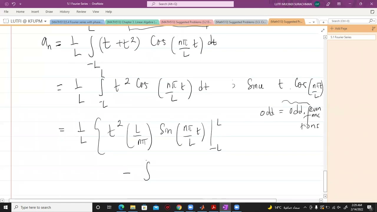 5.1 Fourier Series (Q8) - Solved Problem in MATLAB