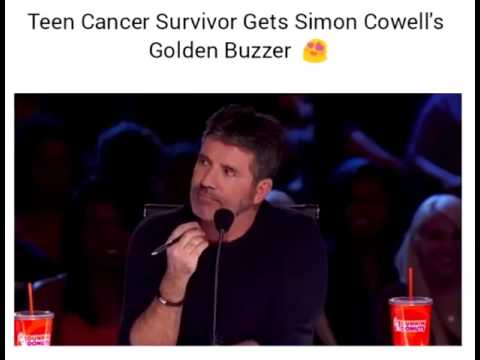 America's got talent: Simon Cowell's does the golden buzzer on teen cancer !