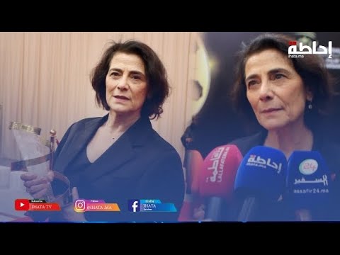 هيام عباس سعيدة بفوز فيلم 'باي باي طبريا' في مراكش 🎬