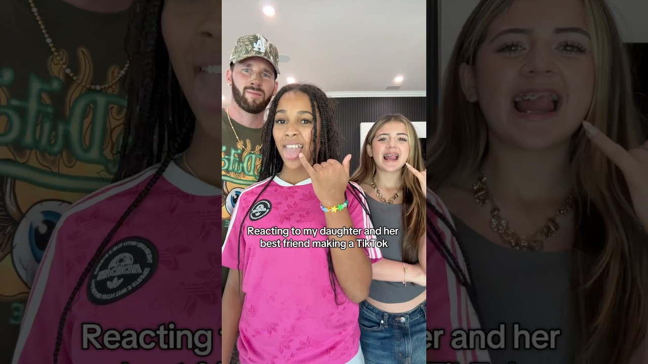 My Daughter & Her Best Friend's TikTok Made My Day! @THEROCKSQUAD 🎥