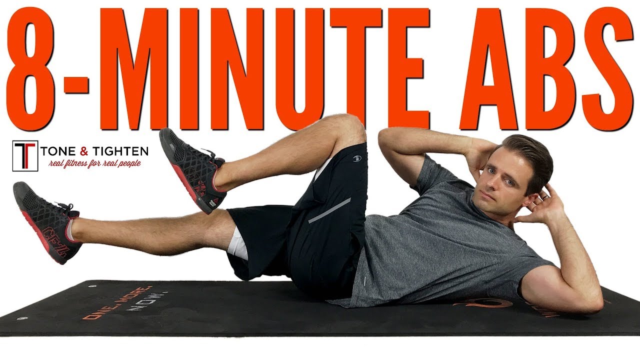 8-Minute Ab Workout for Tighter Stomach and Defined Six Pack