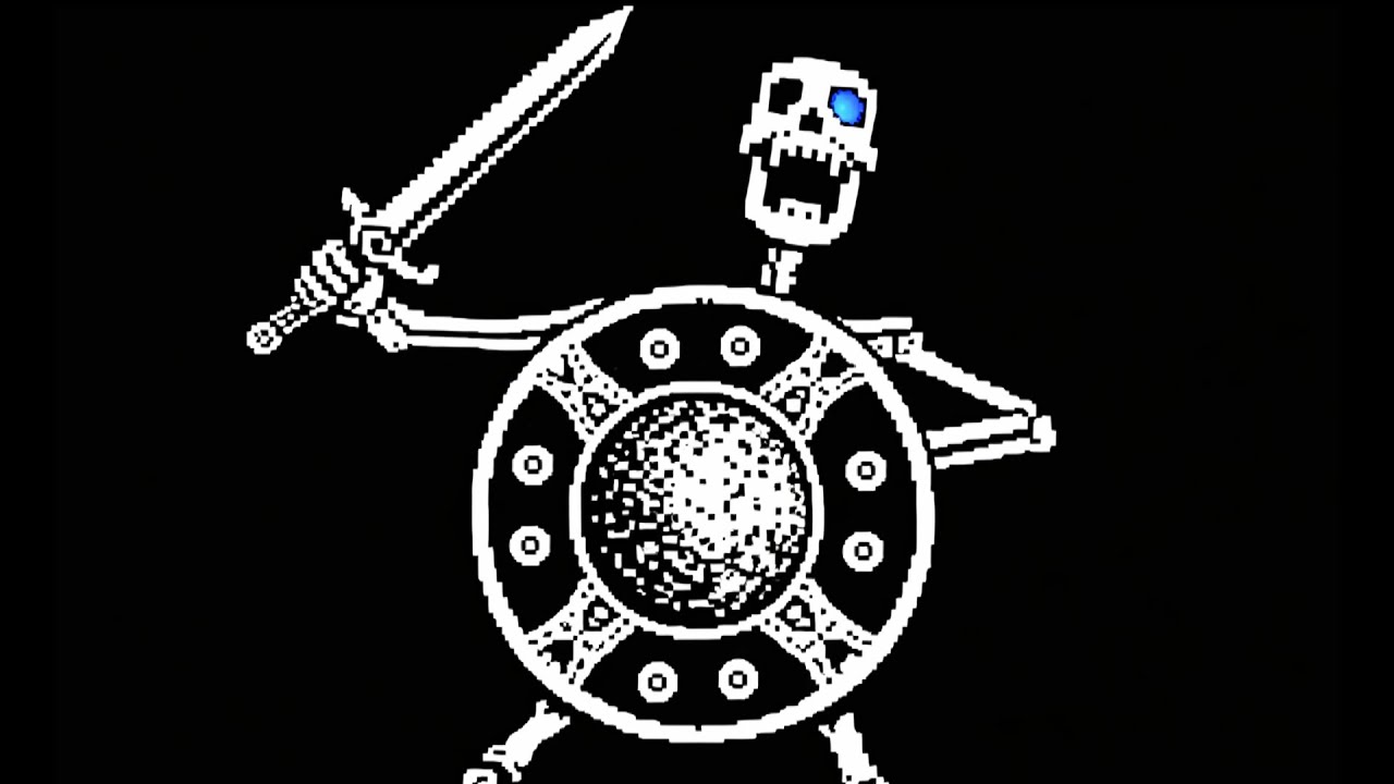 Skeleton Banging Shield x Megalovania