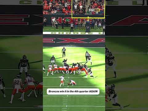 Broncos WIN it with the game-winning FG! ๐๐ฅ๐ฅ#BroncosCountry #NFL #GameWinner