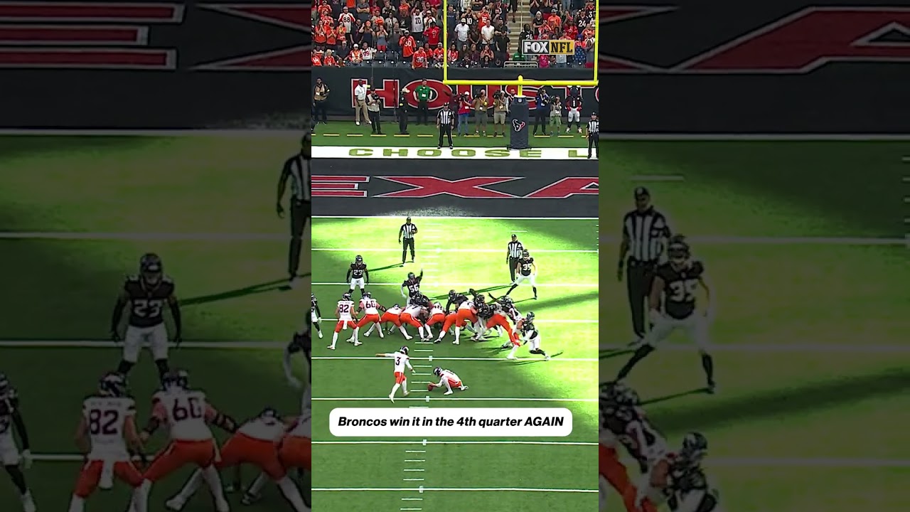 Broncos Secure Thrilling Win with Game-Winning Field Goal! 🏈