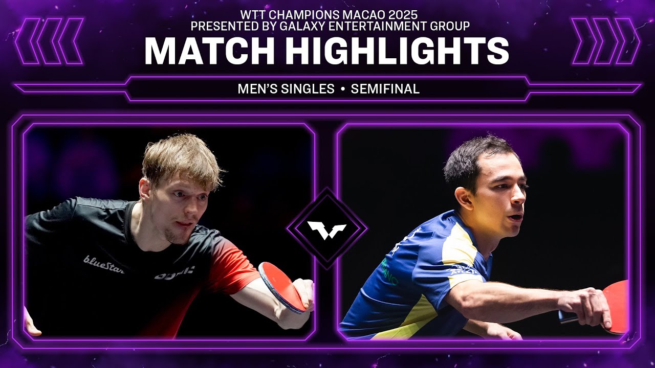 Anders Lind vs Hugo Calderano - WTT Macao SF 🏓