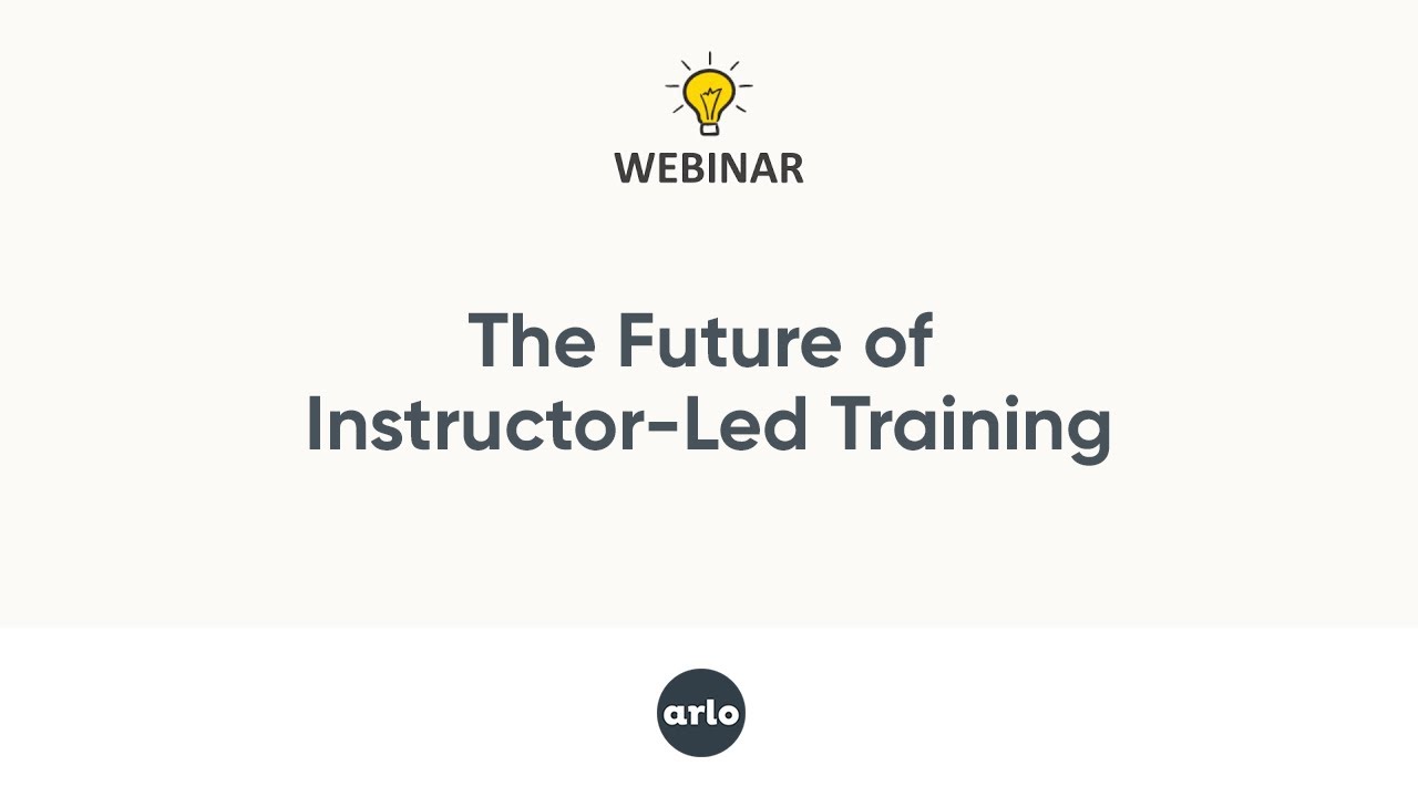 The Future of Instructor-Led Training ๐