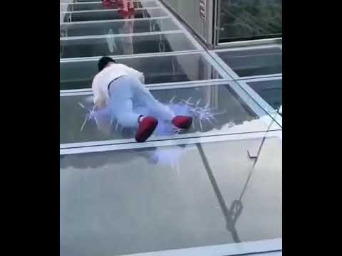 China Glass Bridge Funny Video ever.