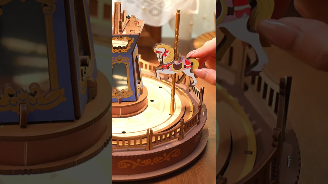 Rolife Carousel Puzzle: A Childhood Memory 🎠