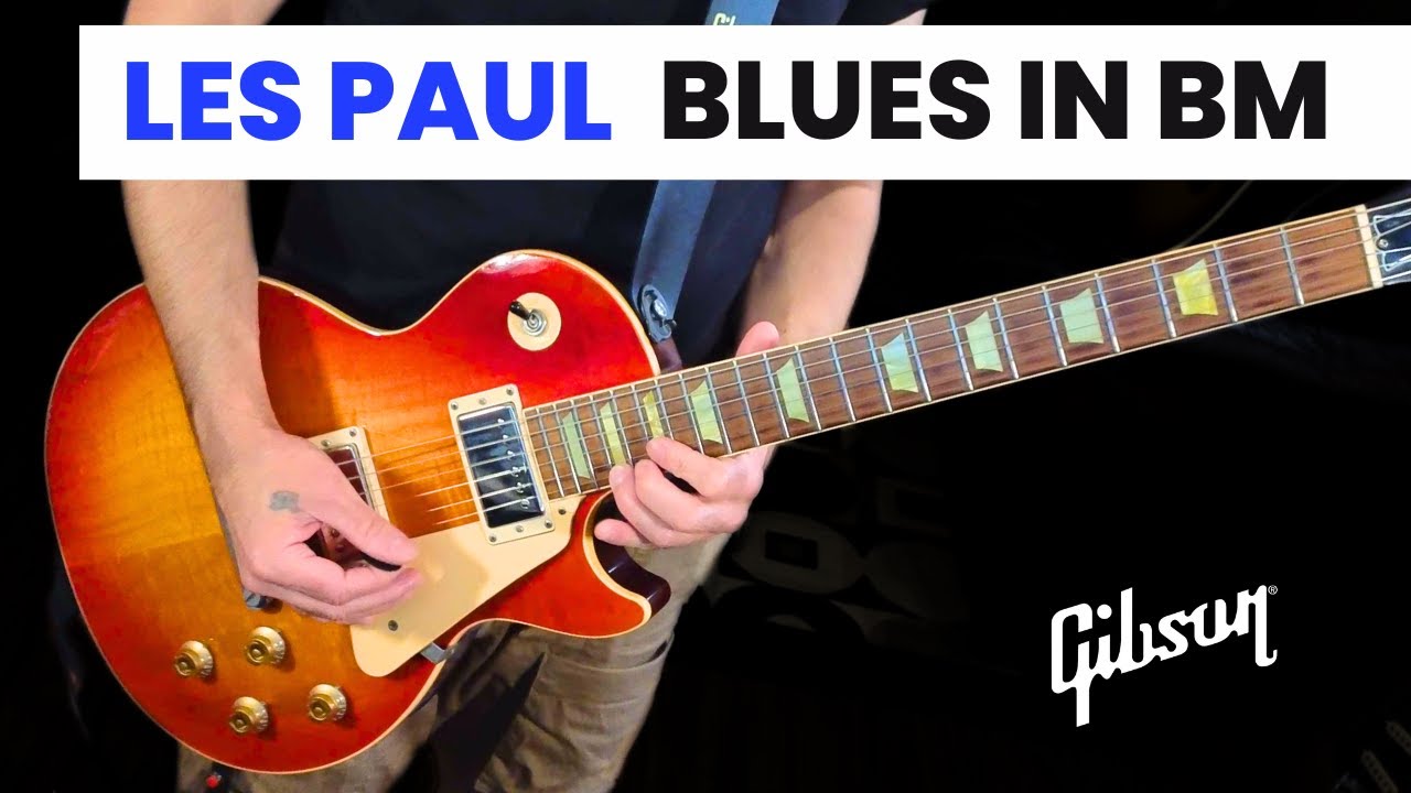 Gibson Les Paul Blues Backing Track and Resources