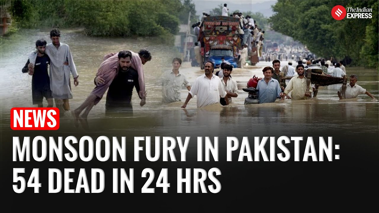 54 Dead in 24 Hours as Monsoon Floods Pakistan 🌧️