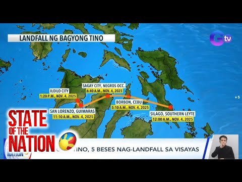 235.2 mm na ulan ng Bagyong Tino sa Maasin, Southern Leyte, Higit pa sa Average na Ulan sa Buong Nobyembre | SONA