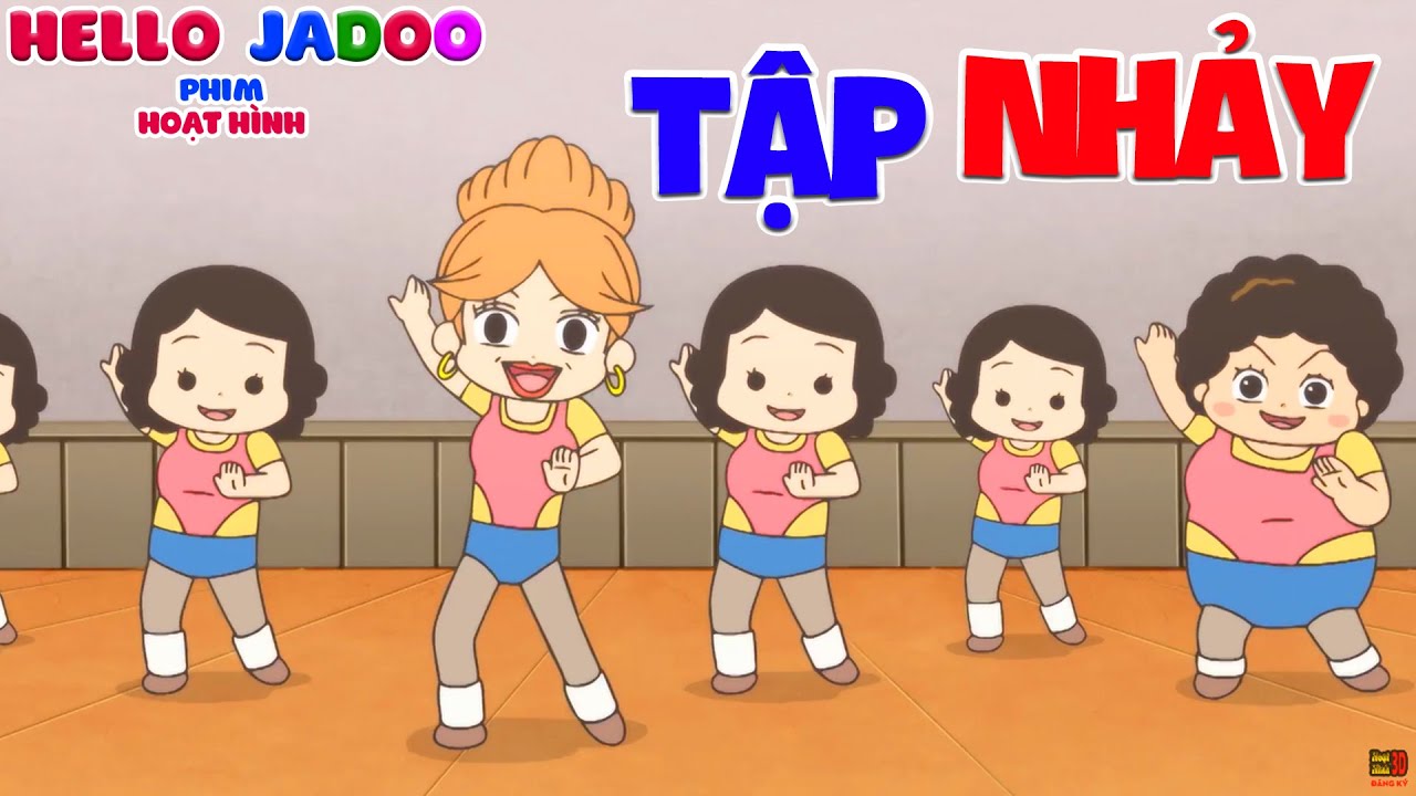 Mẹ Tập Nhảy Giảm Cân Cùng Jadoo | Hoạt Hình Hello Jadoo Thú Vị 🎉
