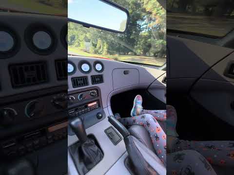 95 Dodge viper POV #viper #v10 #dodgeviper #dodge #automobile #cartok #pov