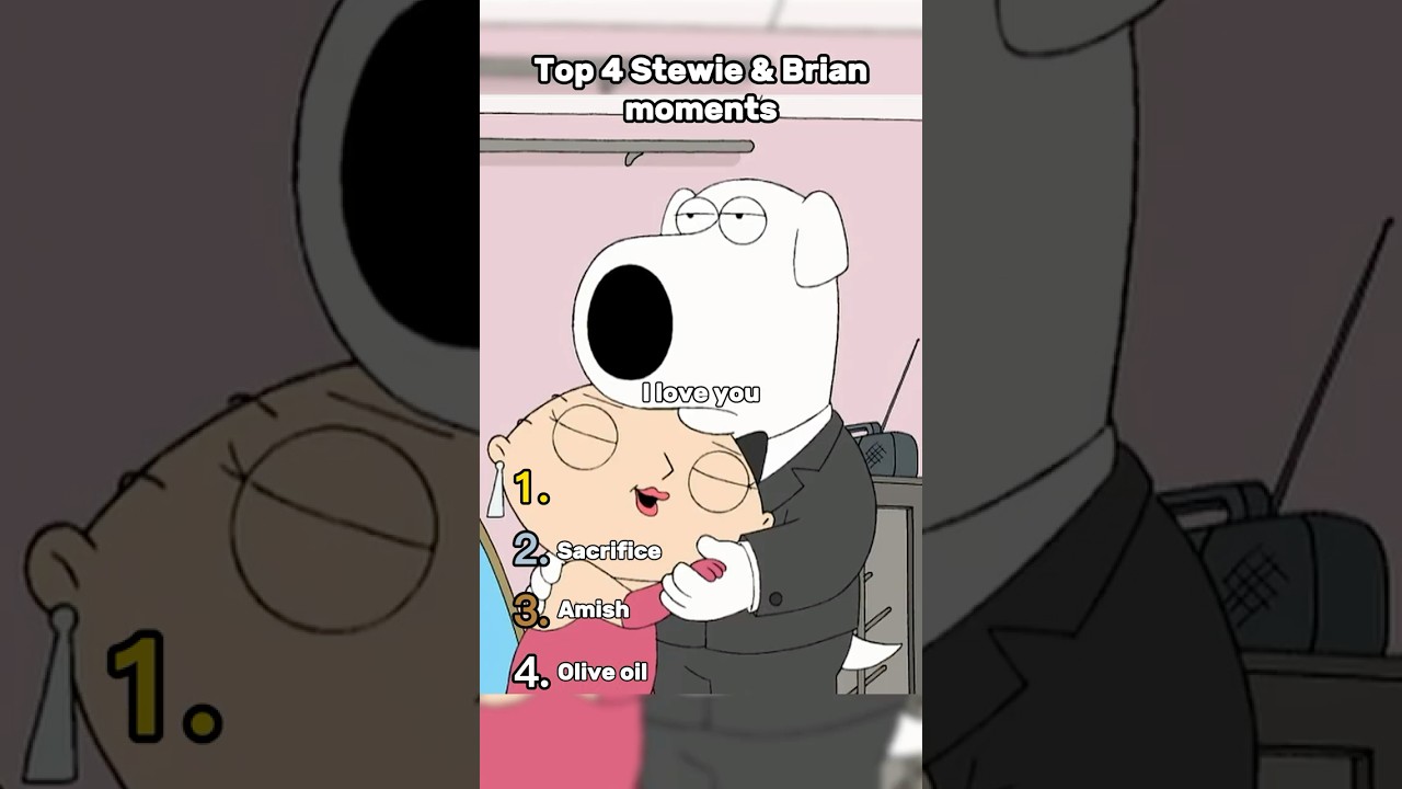 Top 4 Hilarious Stewie & Brian Moments 😂