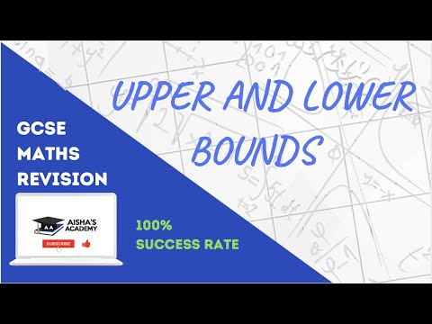 UPPER AND LOWER BOUNDS | GCSE MATHS 9-1 | EDEXCEL, AQA, CIE, OCR