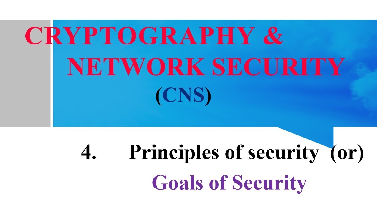 Understanding Security Principles: The CIA Triad in Cryptography