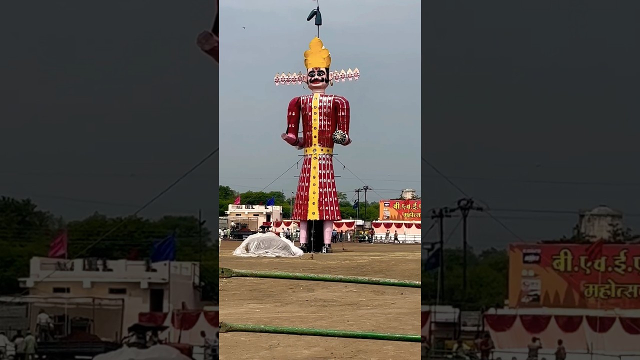 55 Ft Ravan Dahan at BHEL Dussehra Maidan, Bhopal 👺