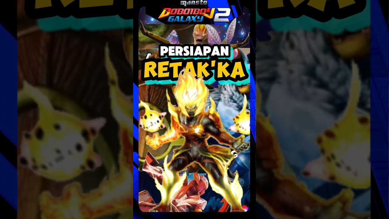 Persiapan Retak'Ka 100 Tahun Sebelum Melawan 5 Penguasa Elemental di Boboiboy Galaxy Musim 2 ⚡