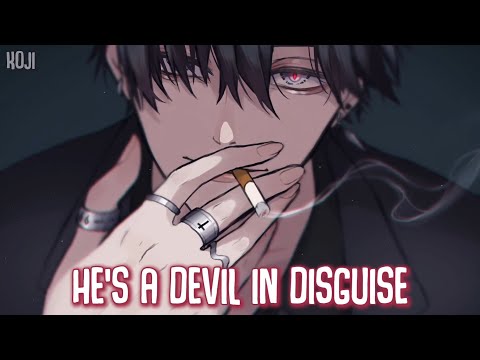 「Nightcore」→ Devil in Disguise (Lyrics) by Marino