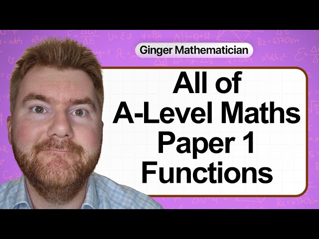 Master A Level Maths Functions P1: Essential Tips & Predicted Papers 📚