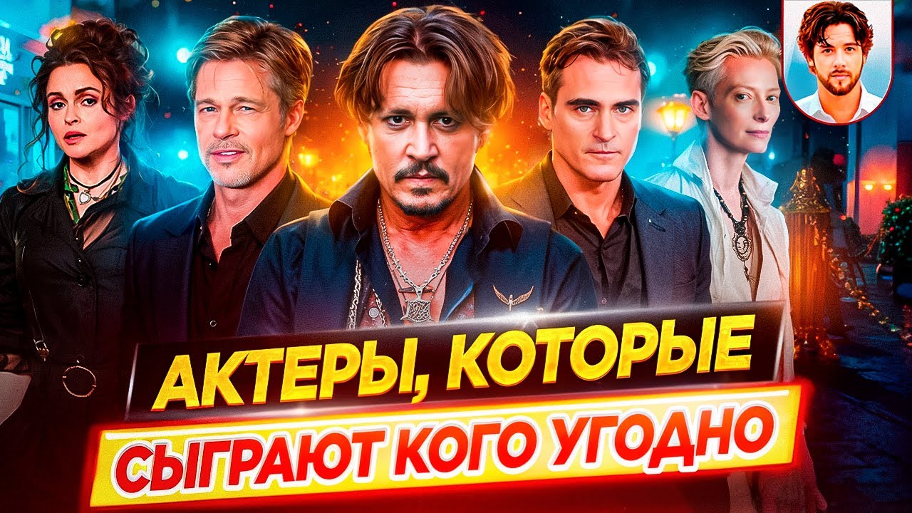 Актёры-хамелеоны, способные на всё 🎭