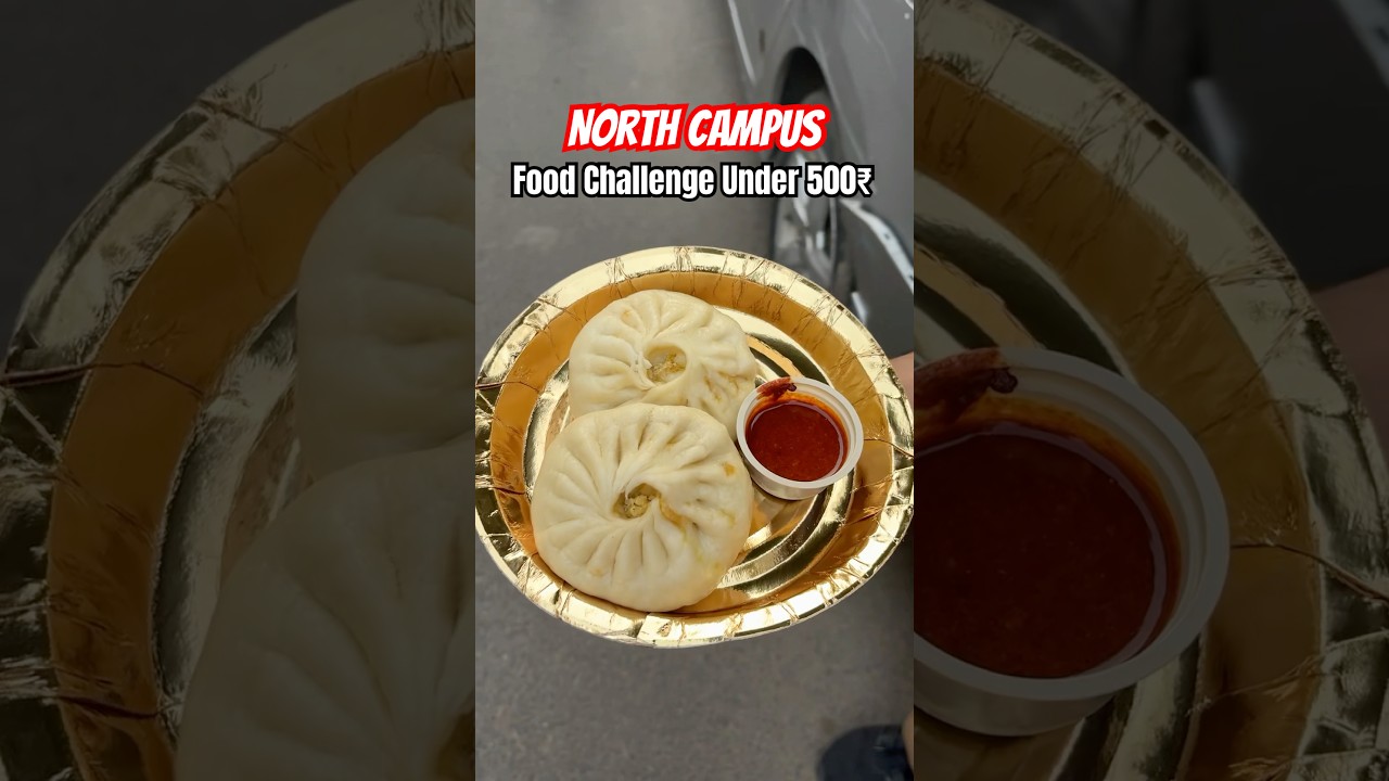 ₹500 North Campus Food Challenge 😱🔥