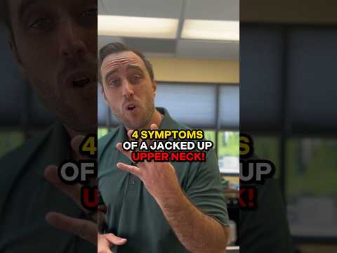 4 Symptoms that could be coming from an upper neck misalignment 🤯 #vertigo #uppercervical #migraine