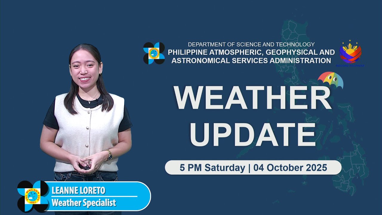 Saturday, October 4, 2025: Latest Public Weather Forecast π€οΈ