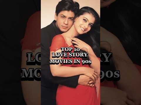 top 10 indian love story movies in 90s #shorts #lovestory #movies #90s #srk #salmankhan