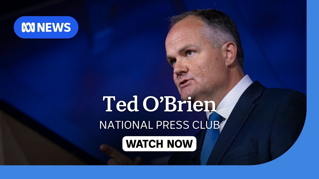 Ted O'Brien makes tax cut pitch to young Australians at National Press Club | ABC NEWS