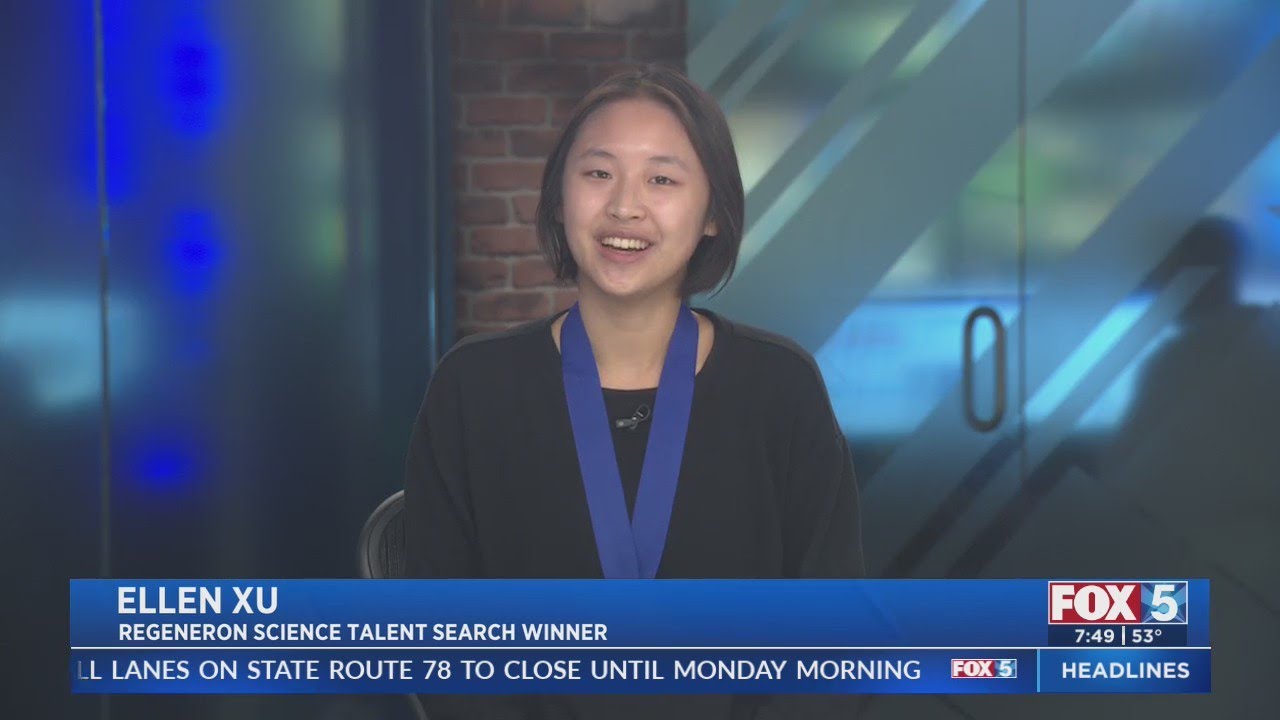 Ellen Xu Wins 3rd Place at Regeneron Science Talent Search 🧪