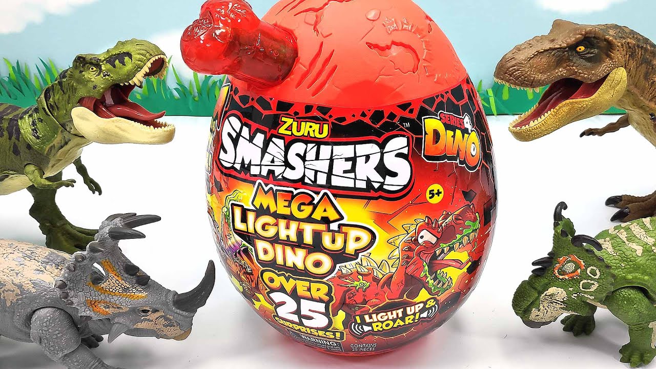 Unbox the Epic Dinosaur SMASHERS Mega Dino Egg with Lava & 25+ Surprises! 🦖