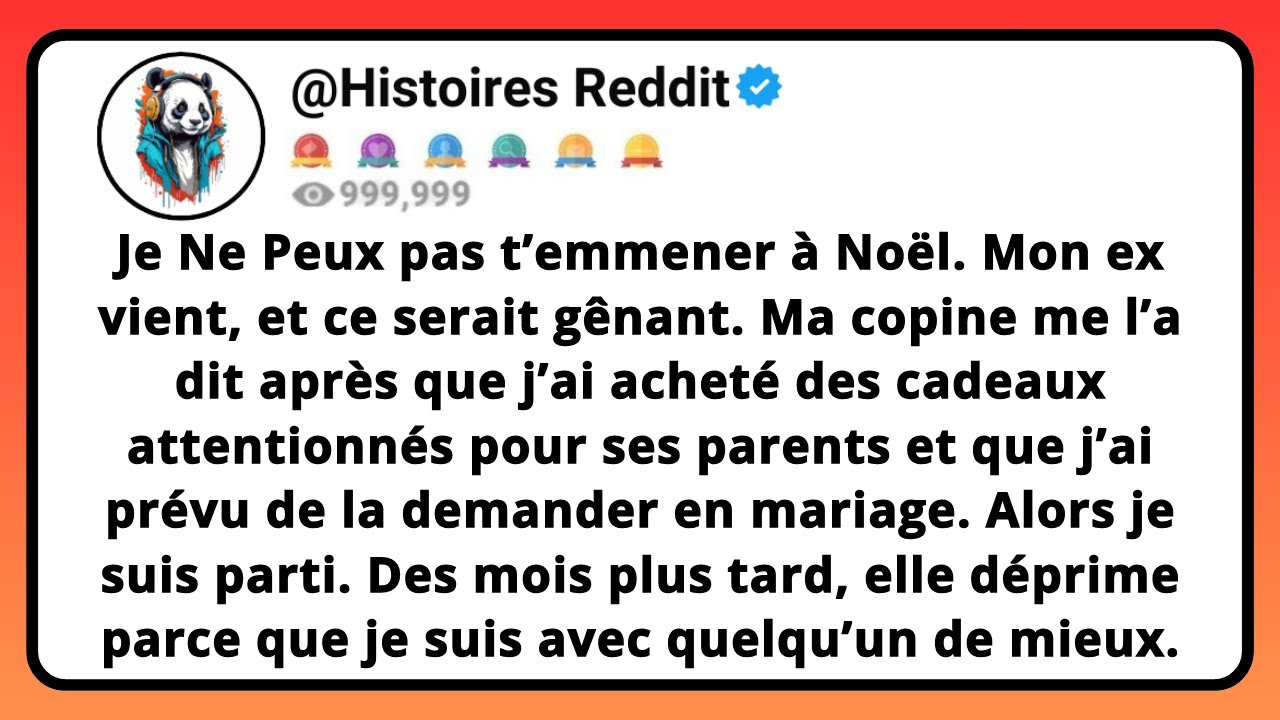 Impossible d'emmener à Noël, ex vient 🎁