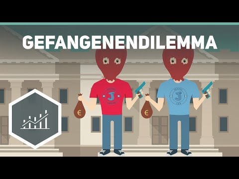 Gefangenendilemma - Spieltheorie Beispiel - EinfĂŒhrung in die Volkswirtschaftslehre