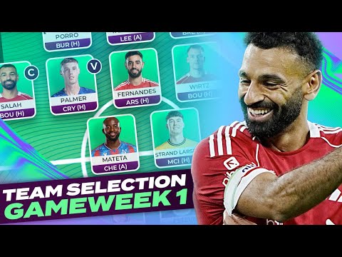 FPL TEAM SELECTION GAMEWEEK 1 🔥| BEST RANK 1,294th 🌍 | Fantasy Premier League Tips 2025/26