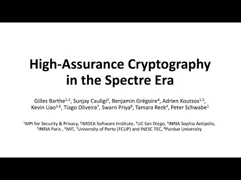 High-Assurance Cryptography in the Spectre Era